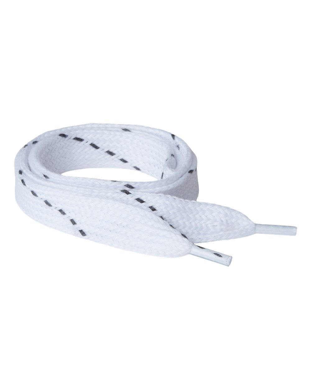 Front View of White Custom-Color Laces - 8831