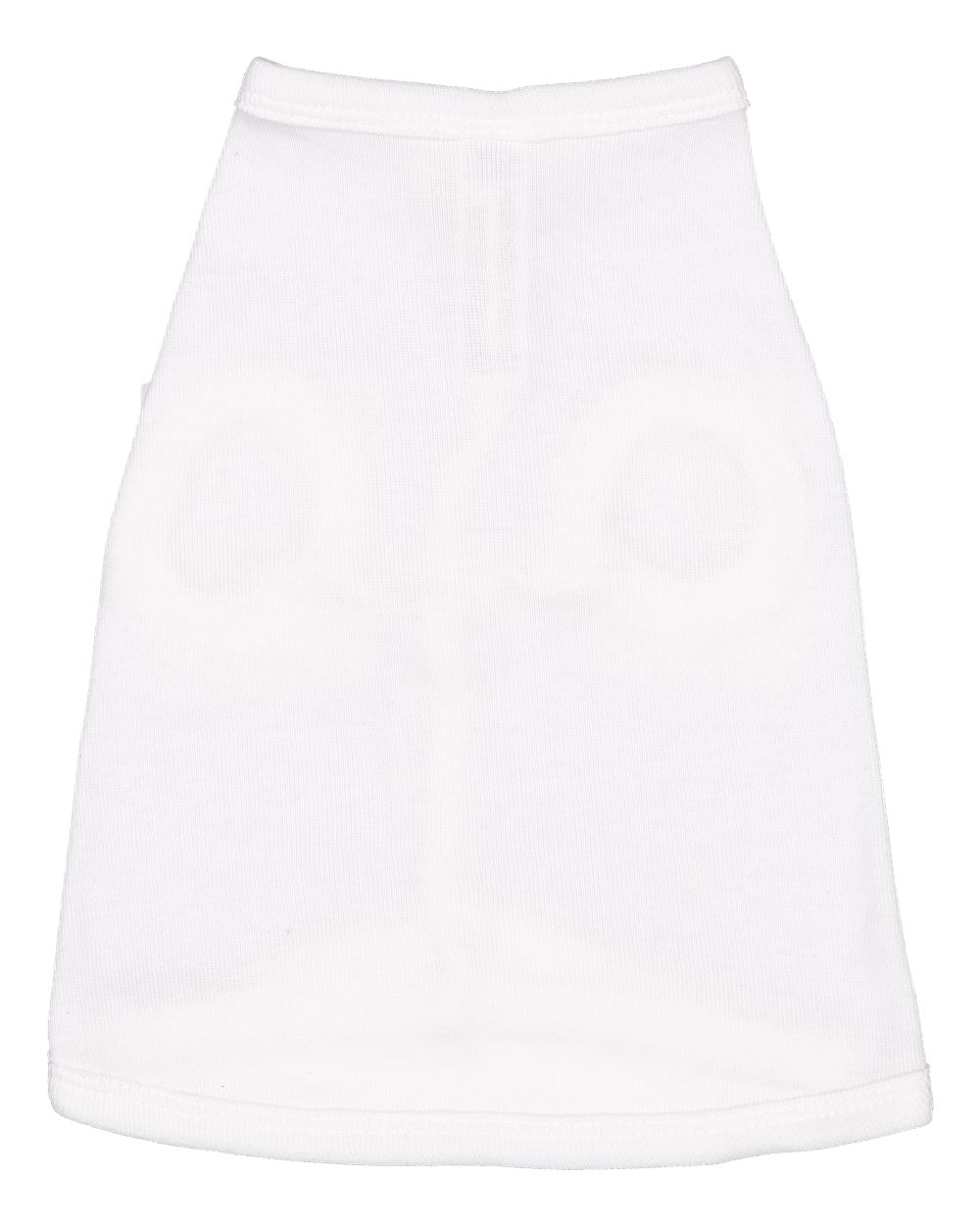 Front View of White Doggie Tank - 3902