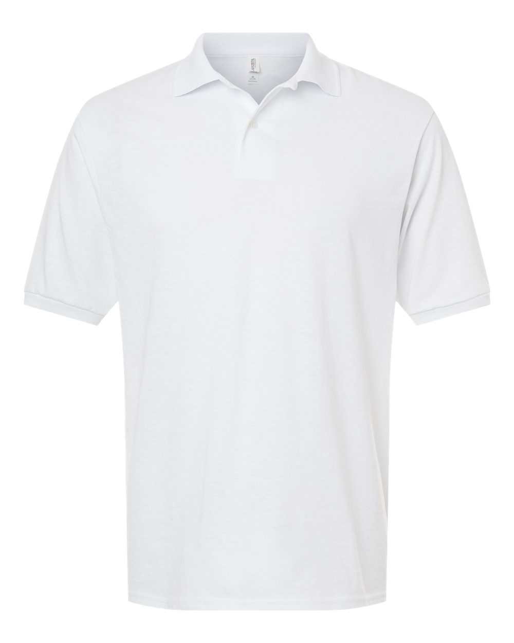 Front View of White Dri-Power® Polo - 437R