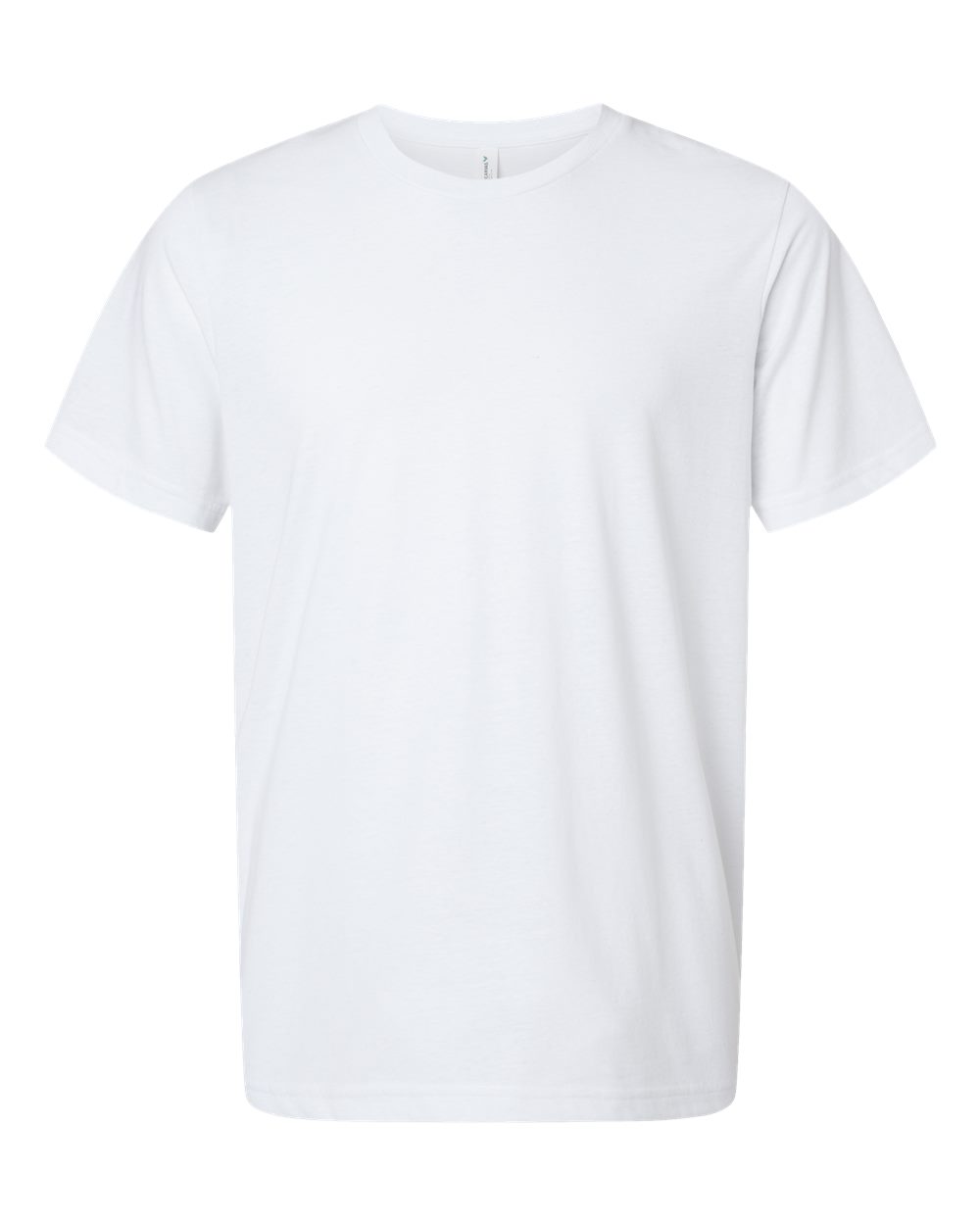 Front View of White EcoMax Tee - 3001ECO