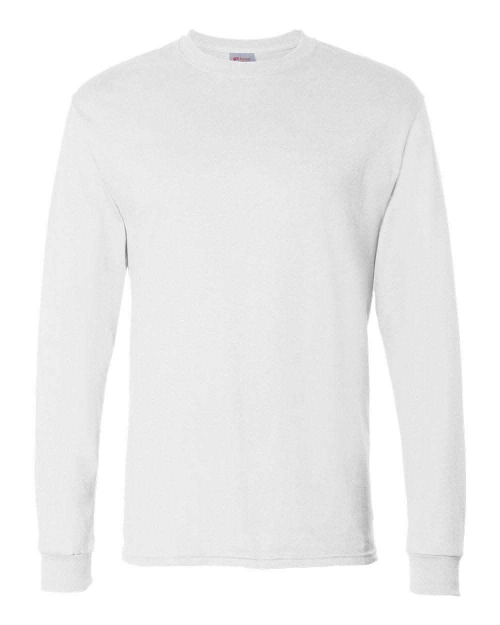 White Essential-T Long Sleeve T-Shirt - 5286