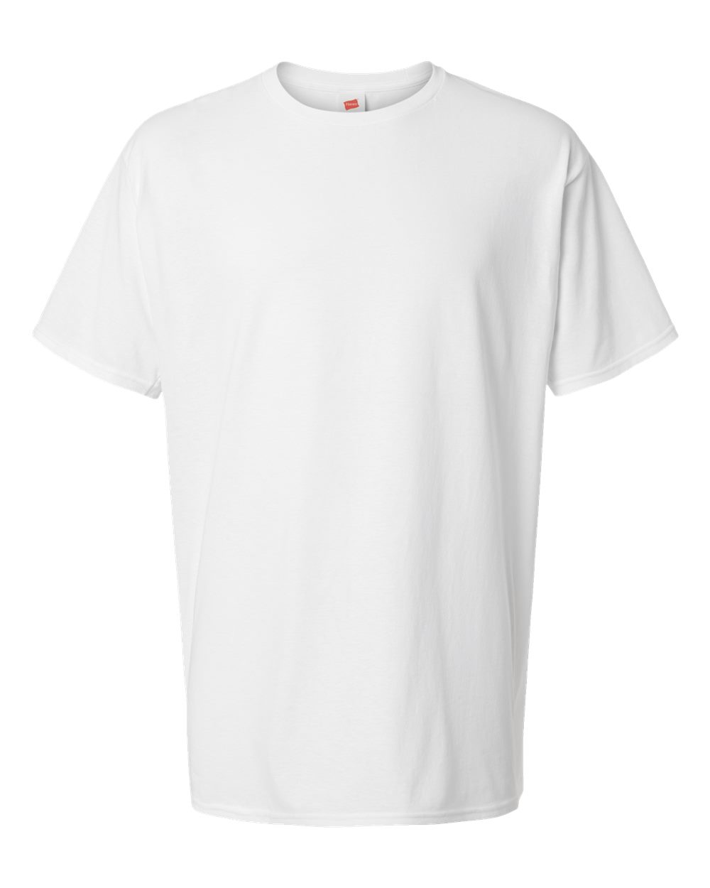 Front View of White Essential-T Tall T-Shirt - 5280T