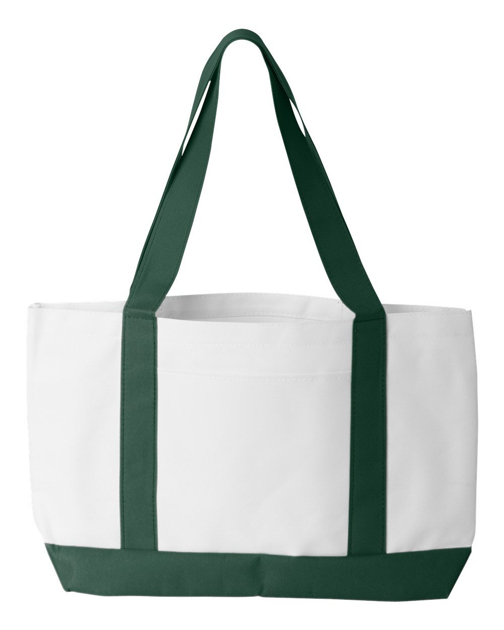 White/ Forest P&O Cruiser Tote - 7002