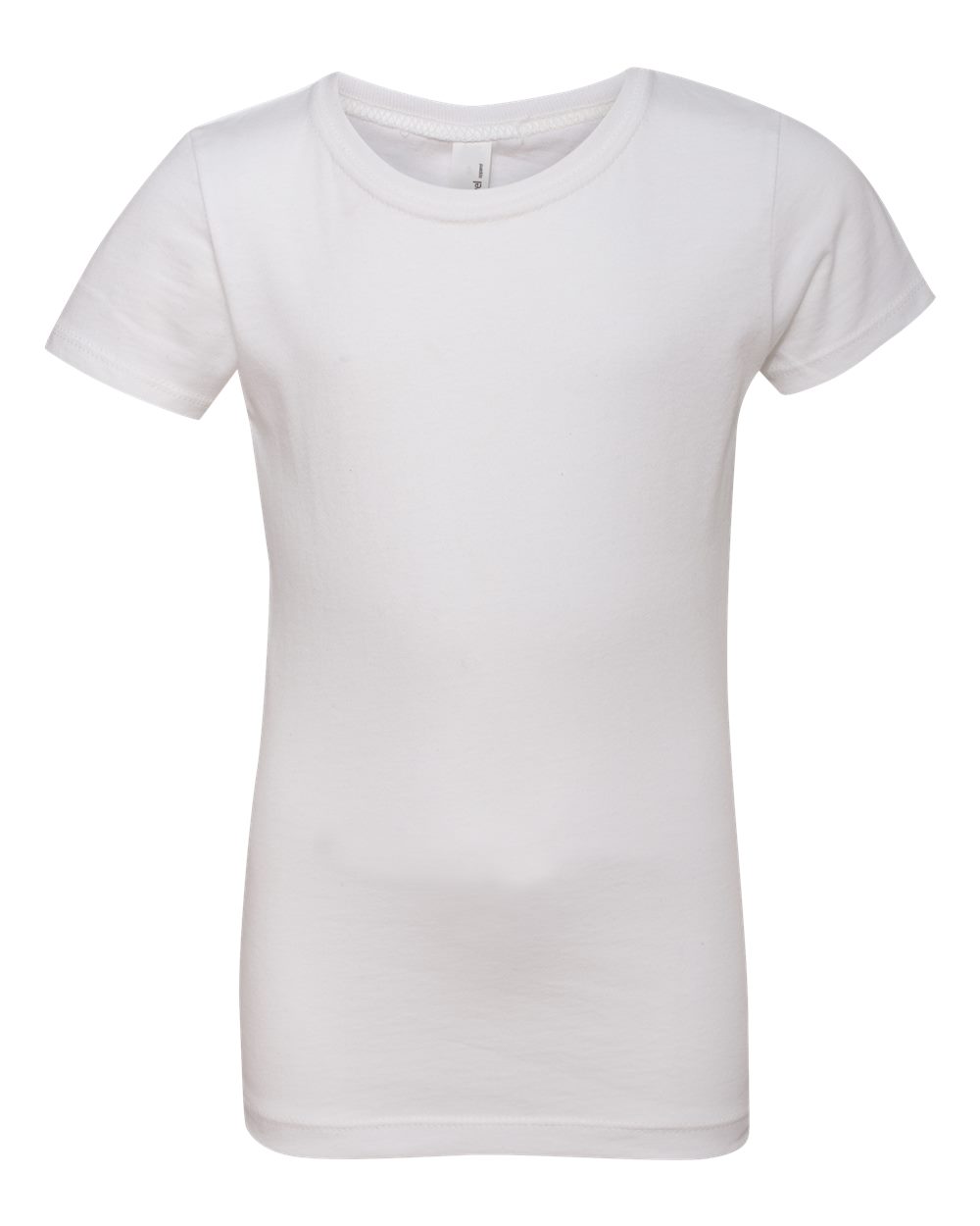 White Girls’ Cotton Princess T-Shirt - 3710