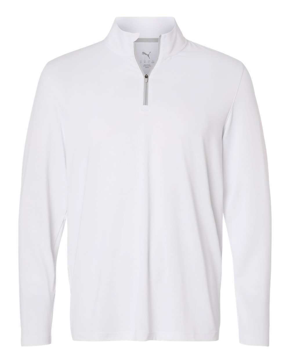 Front View of White Glow Men's Icon 2.0 Quarter-Zip - 631059