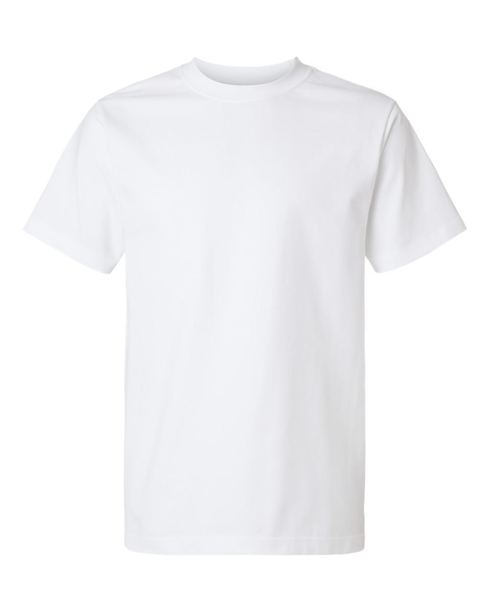Front View of White Heavyweight Street T-Shirt - 299