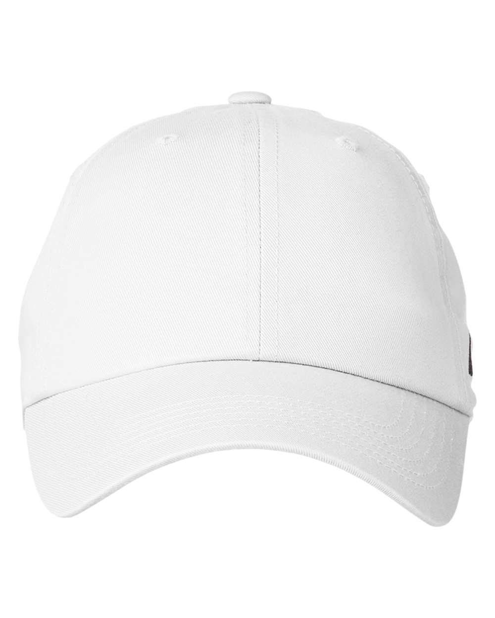 Front View of White J-Class Baseball Cap - N17606