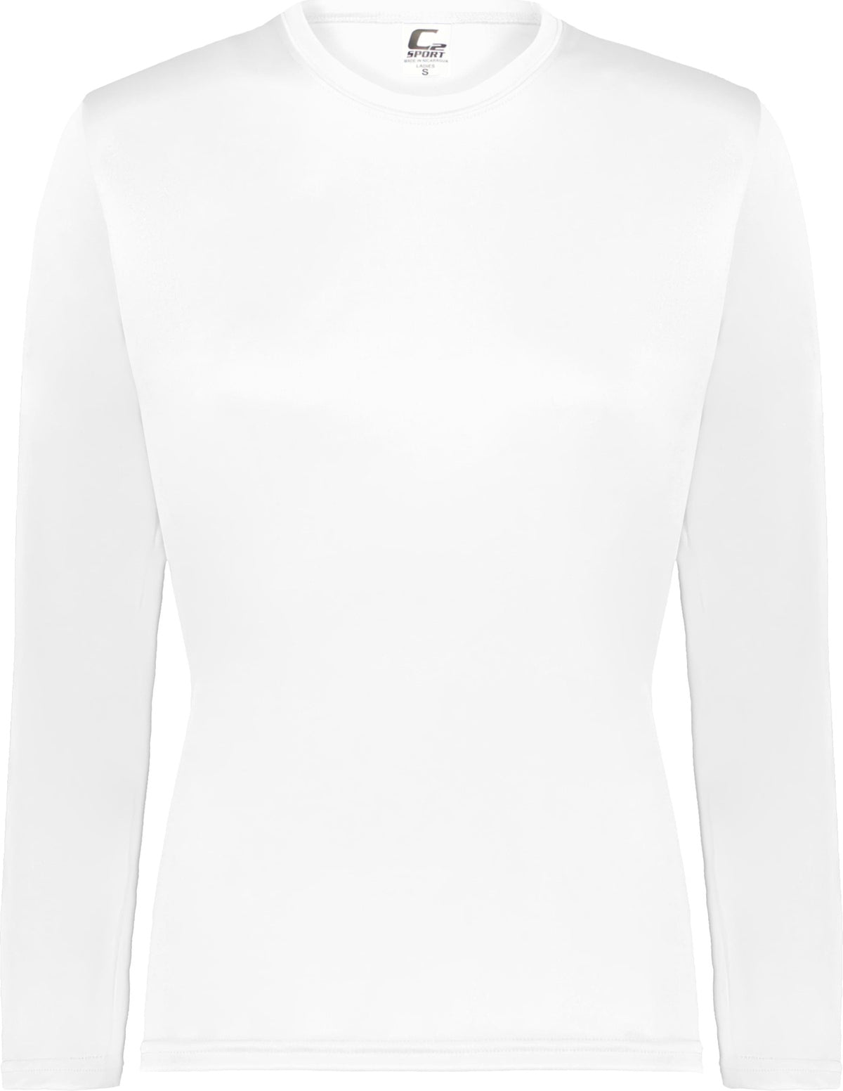 Front View of WHITE LADIES C2 L/S TEE