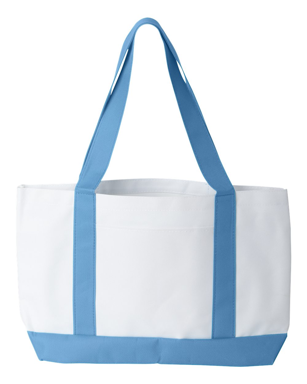 White/ Light Blue P&O Cruiser Tote - 7002