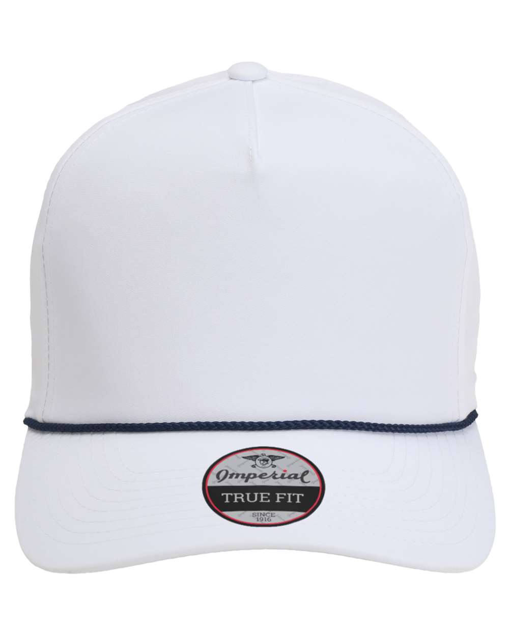 Front View of White/ Navy The Wrightson Cap - 5054