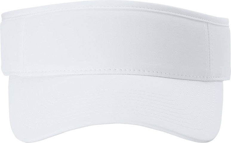 White Port Authority Poly Visor C983