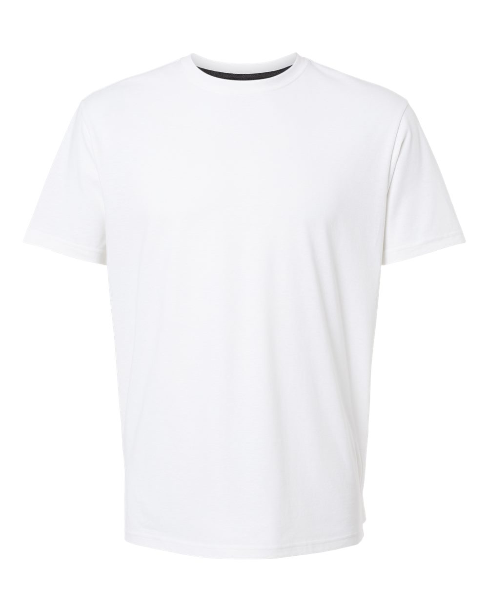 Front View of White RecycledSoft™ T-Shirt - 2010