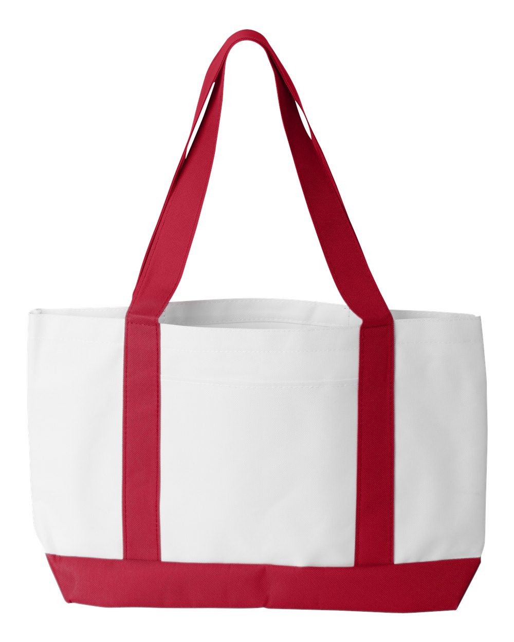 White/ Red P&O Cruiser Tote - 7002