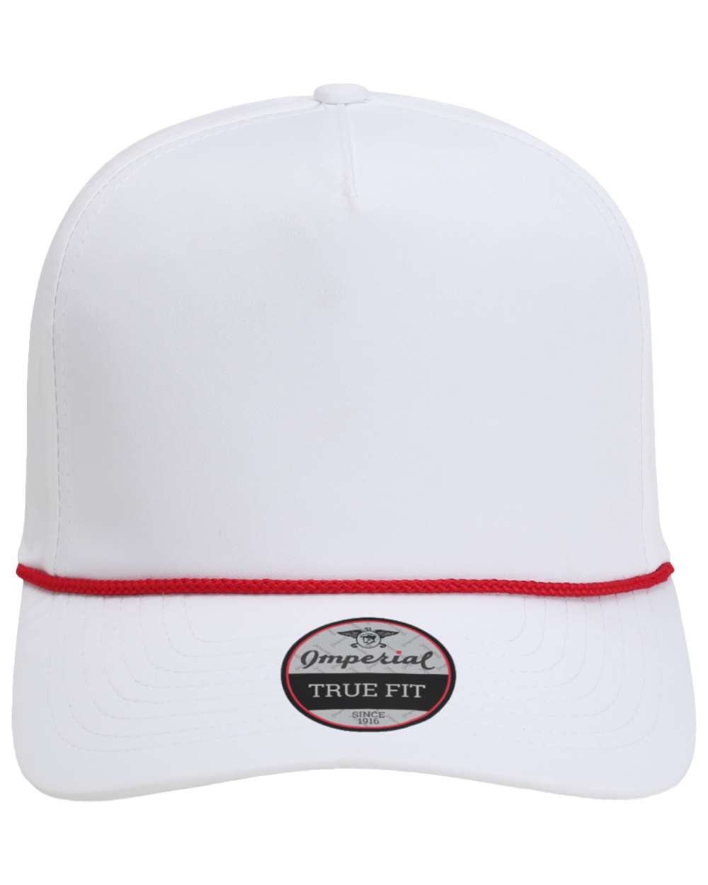 Front View of White/ Red The Wrightson Cap - 5054