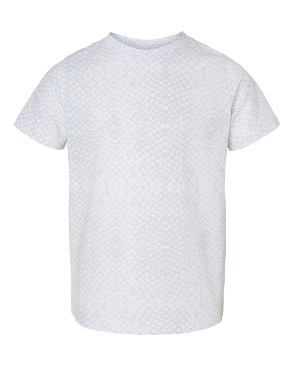 Front View of White Reptile Toddler Fine Jersey Tee - 3321