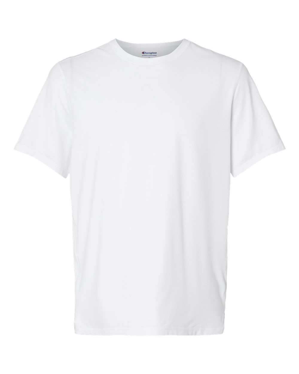 Front View of White Sport T-Shirt - CHP160