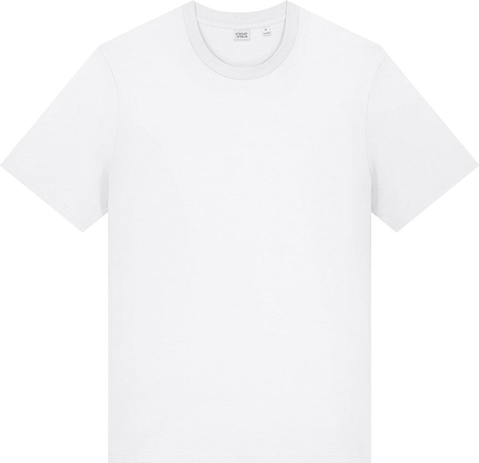 Front View of White Stanley/Stella Unisex Creator 2.0 Tee SXU001
