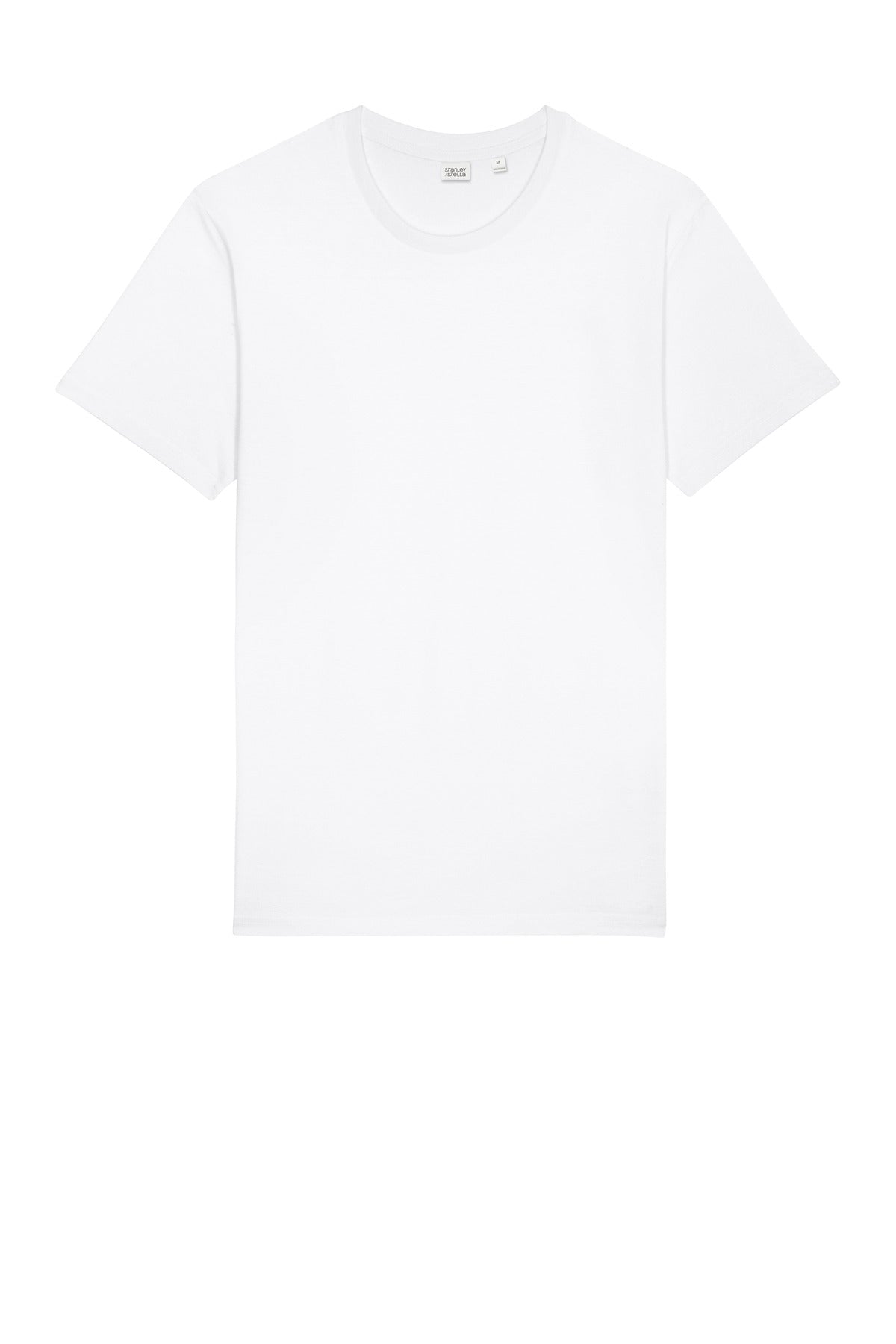 Front View of White Stanley/Stella Unisex Rocker Tee SXU016