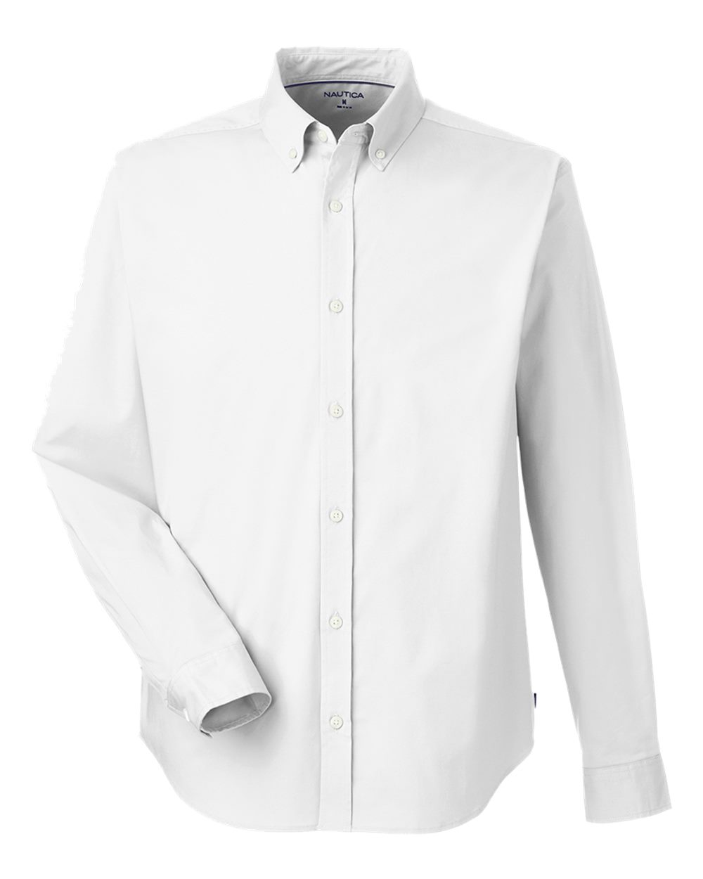 Front View of White Staysail Shirt - N17170