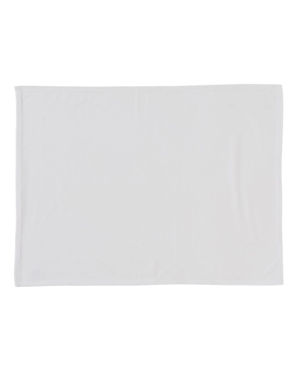 Front View of White Sublimation Fleece Baby Blanket - PSB3040F