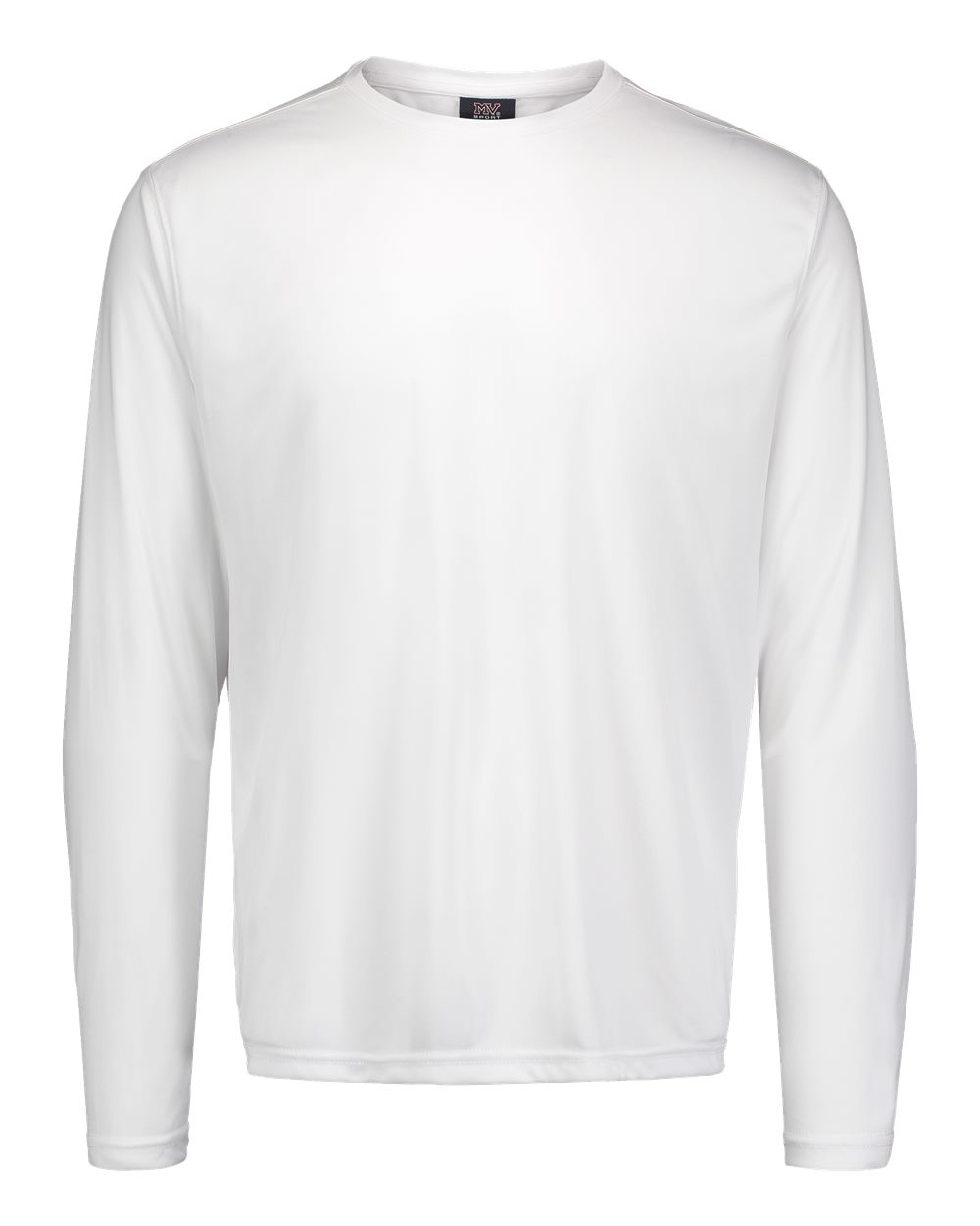 Front View of White Sunproof® Long Sleeve T-Shirt - 19456