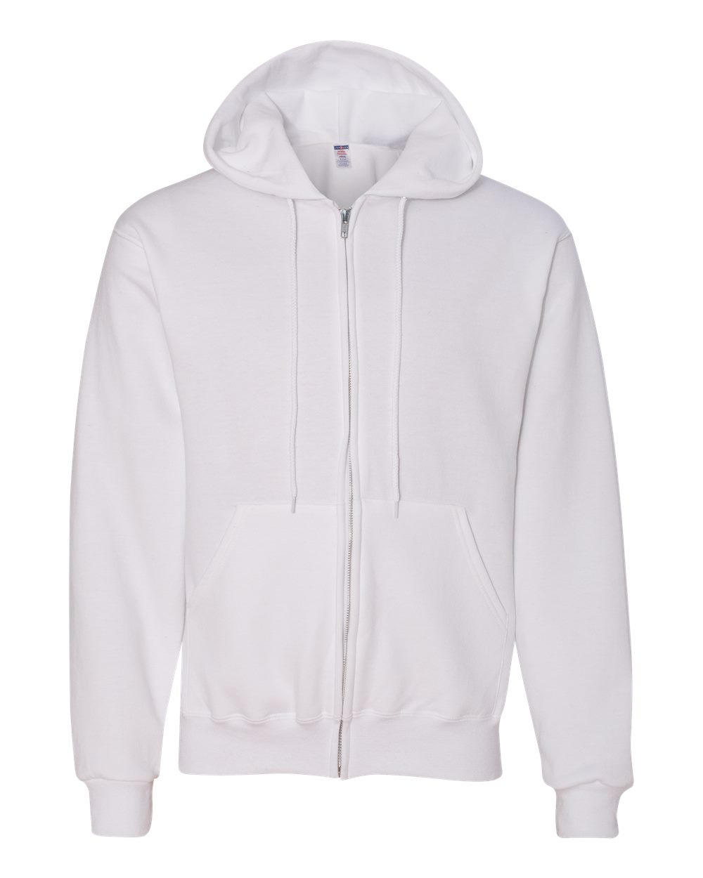White Super Sweats NuBlend® Full-Zip Hooded Sweatshirt - 4999MR