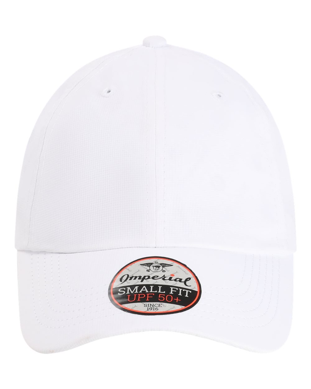 Front View of White The Original Small Fit Women's Performance Cap - L210P