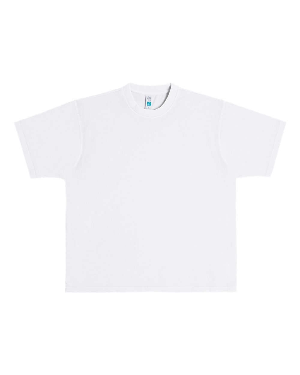 Front View of White Urban Heavyweight T-Shirt - LS16005