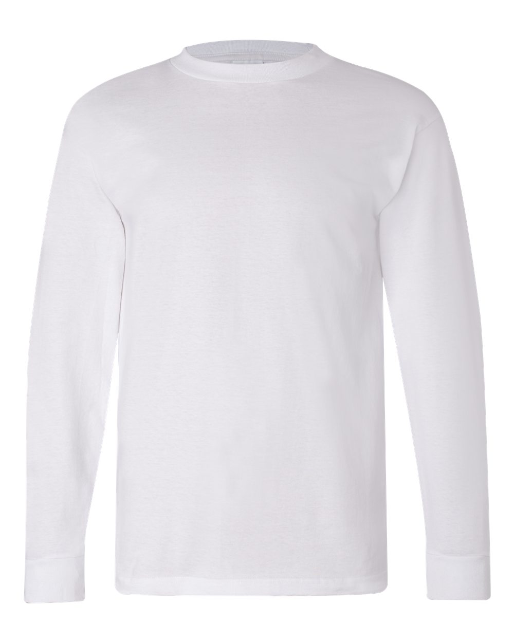 White USA-Made Long Sleeve T-Shirt - 6100