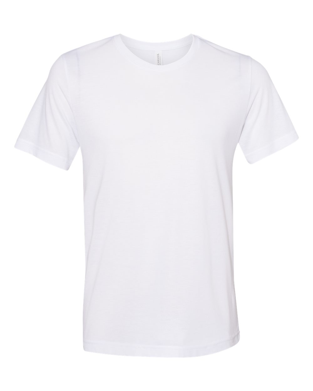 Front View of White Viscose Fashion Tee - 3880