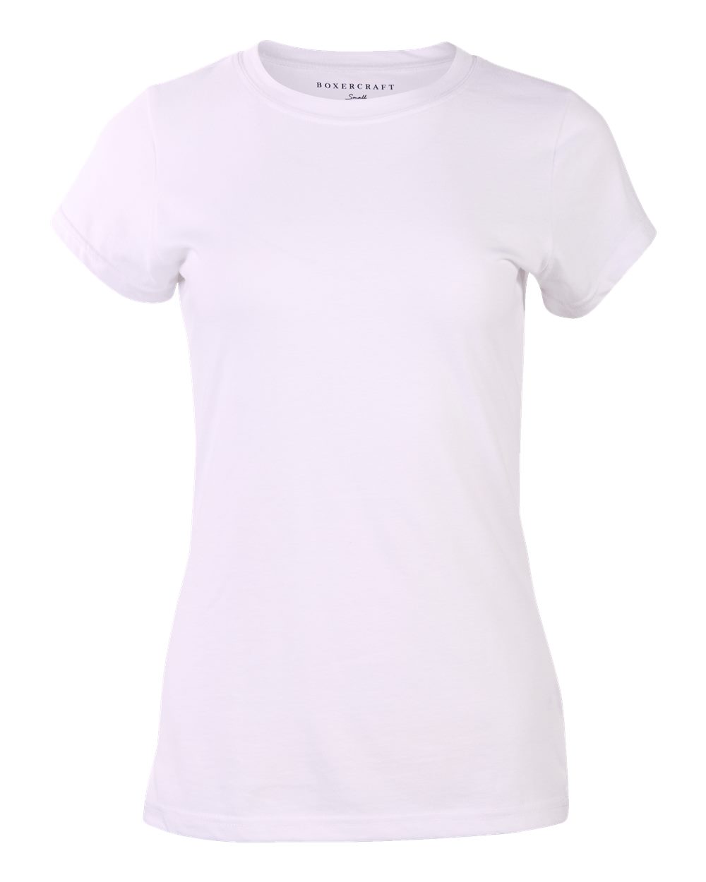 Front View of White Women's Essential T-shirt - BW2104