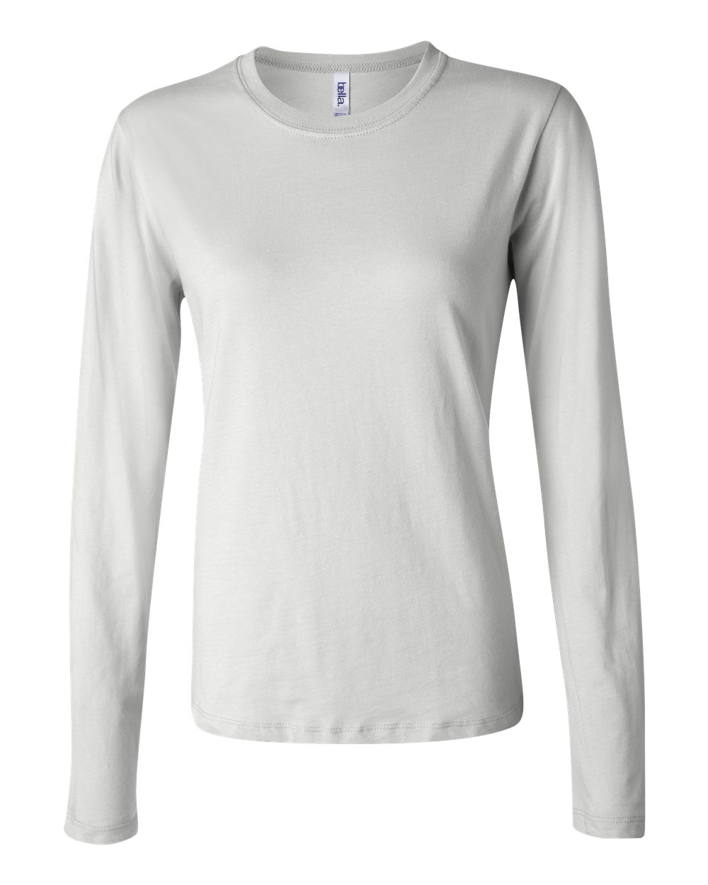 White Women’s Jersey Long Sleeve Tee - 6500