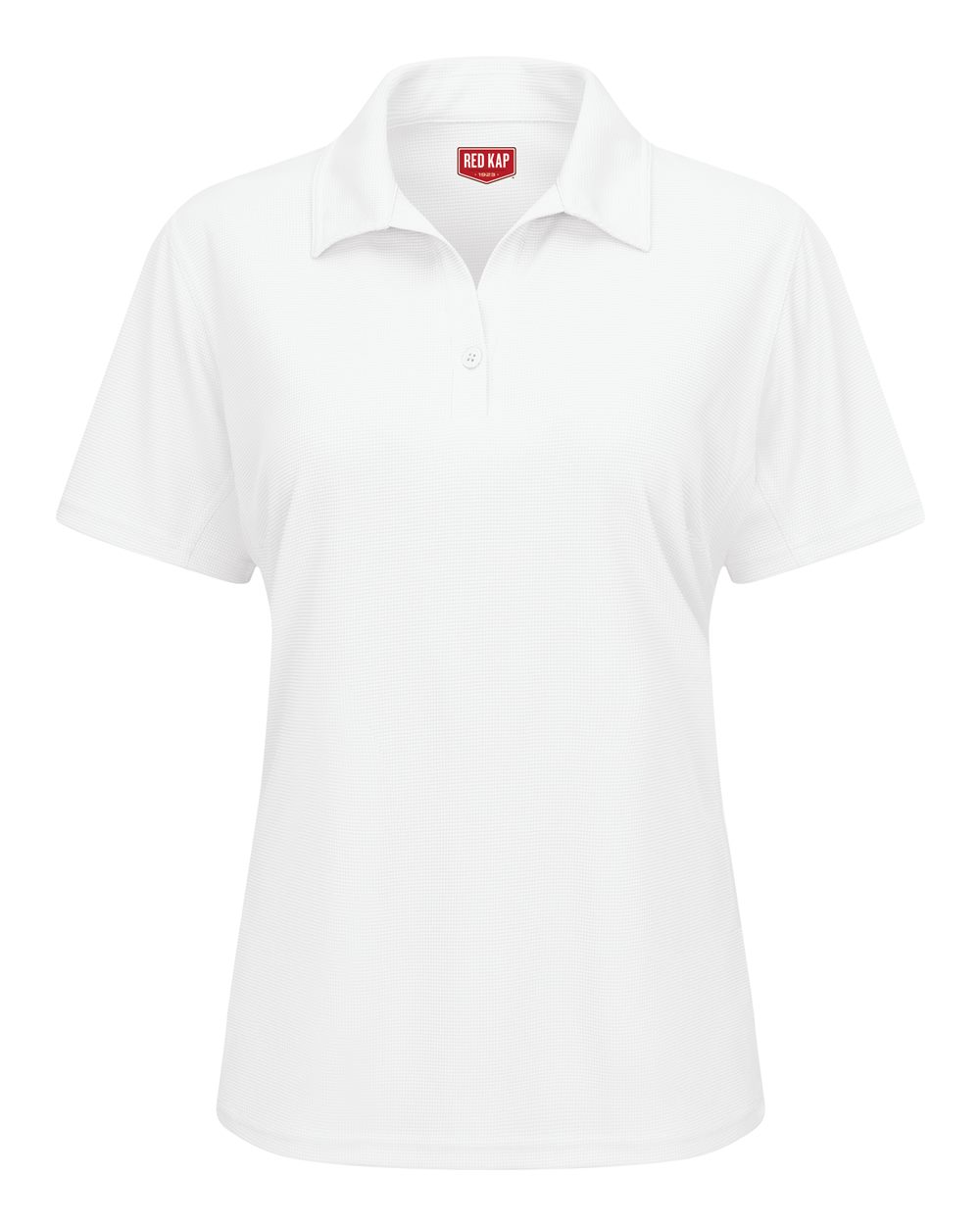 Front View of White Women&#39;s Performance Knit® Flex Series Pro Polo - SK91