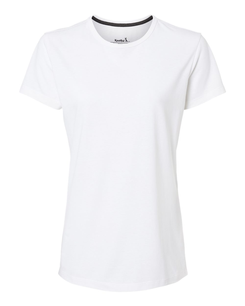 Front View of White Women's RecycledSoft™ T-Shirt - 2021