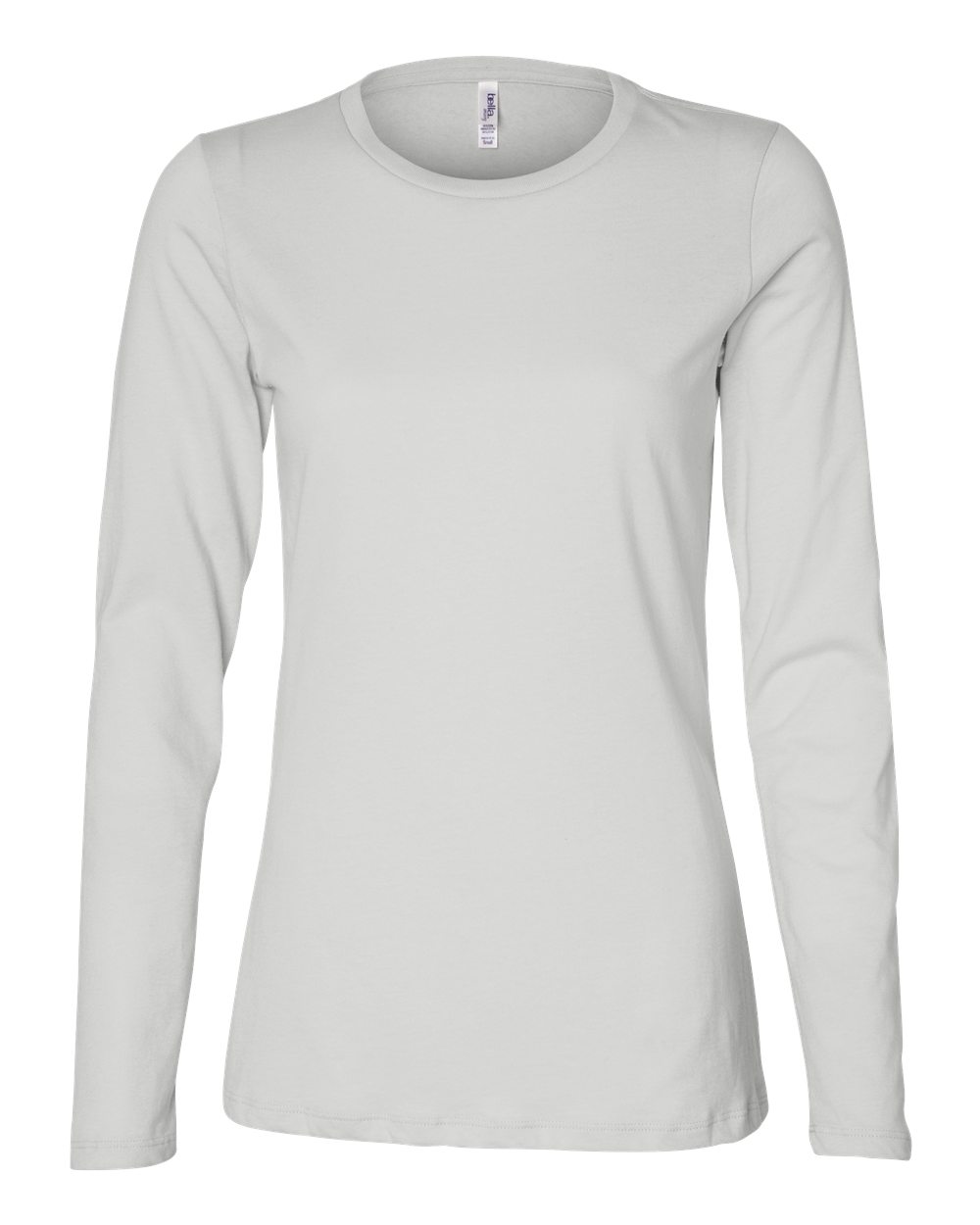 White Women’s Relaxed Jersey Long Sleeve Tee - 6450