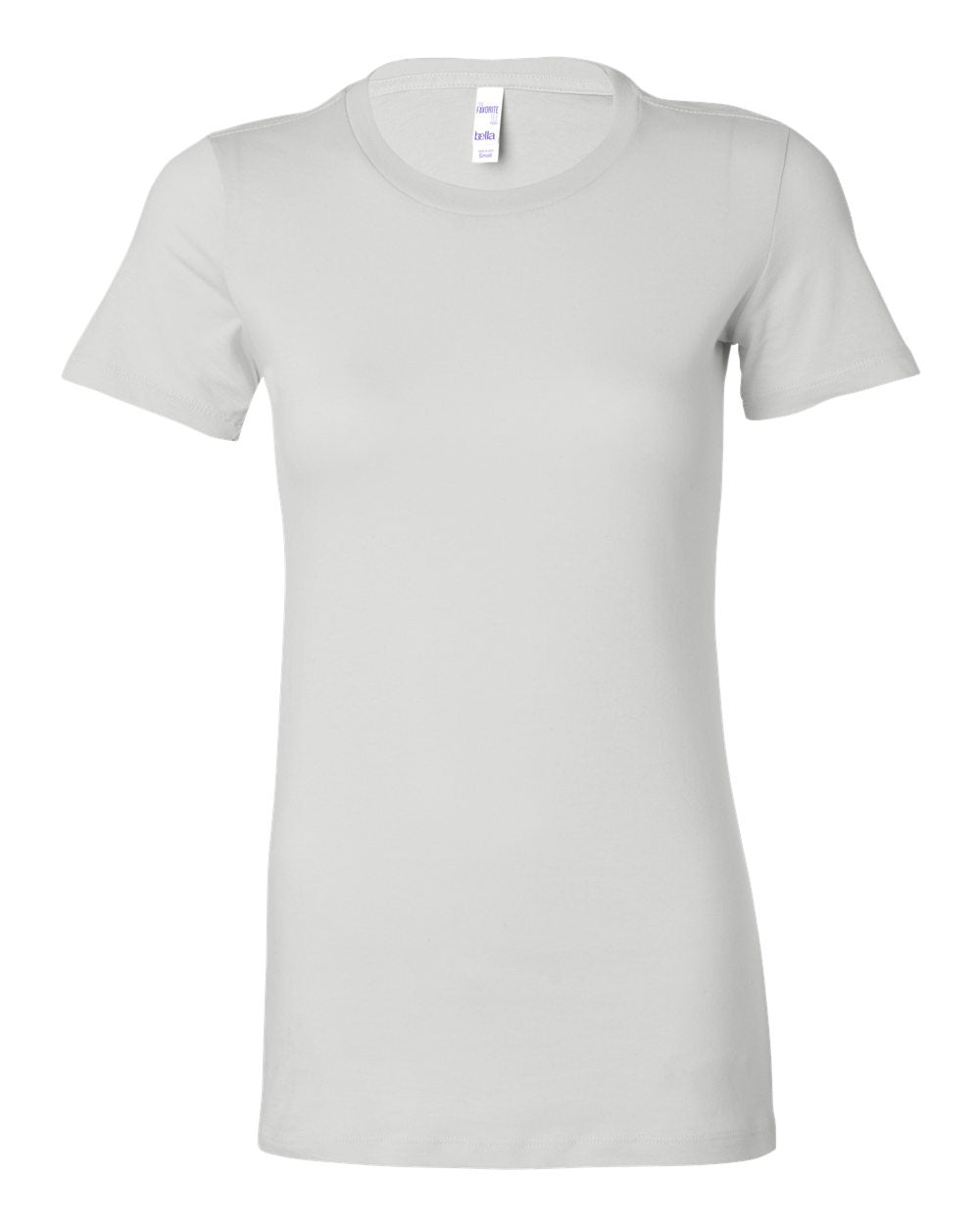 White Women's Slim Fit Tee - 6004