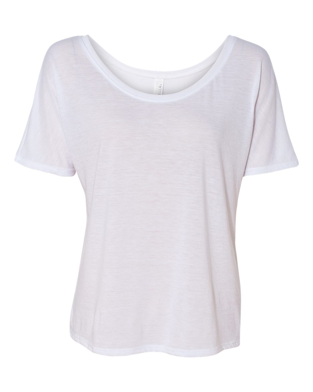 White Women’s Slouchy Tee - 8816