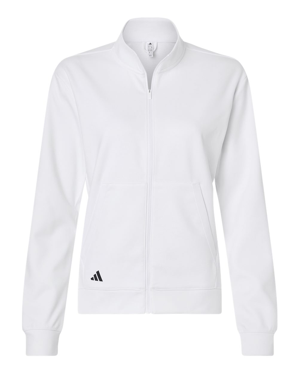 Front View of White Women's Ultimate365 COLD.RDY Full-Zip Jacket - A1011