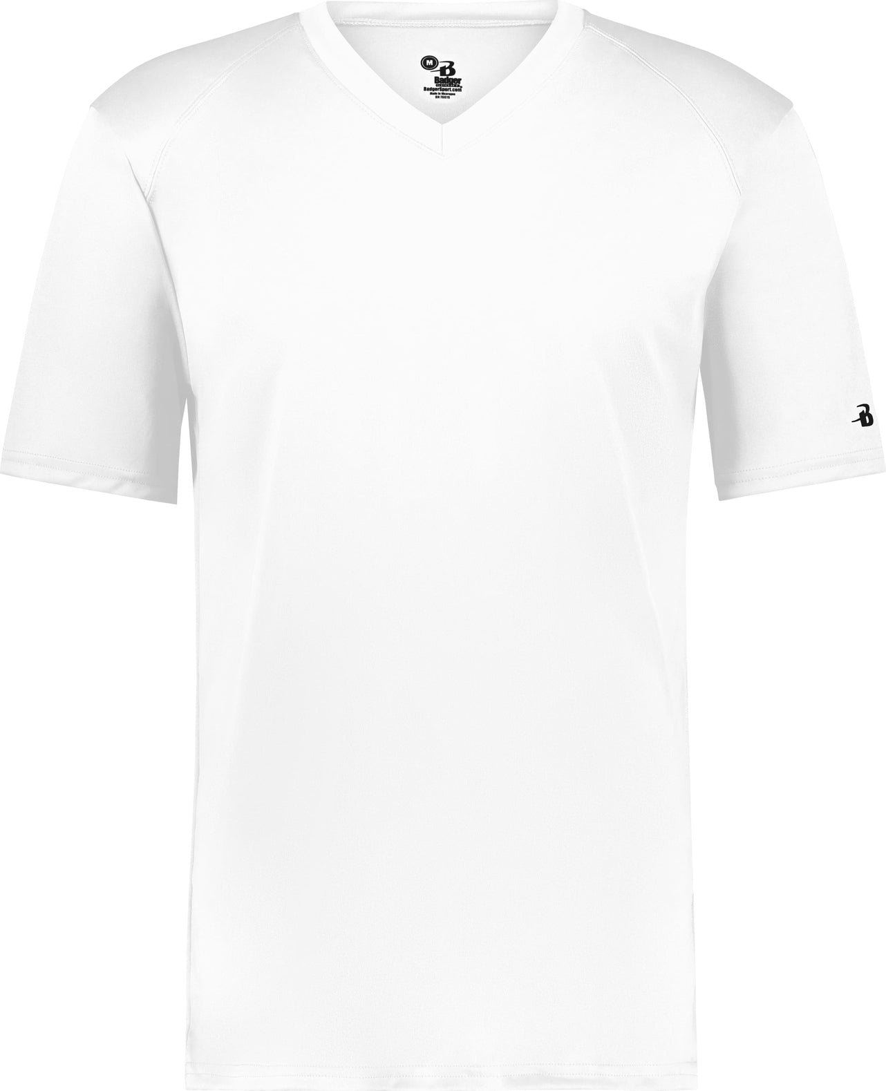 WHITE YOUTH B-CORE V-NECK TEE