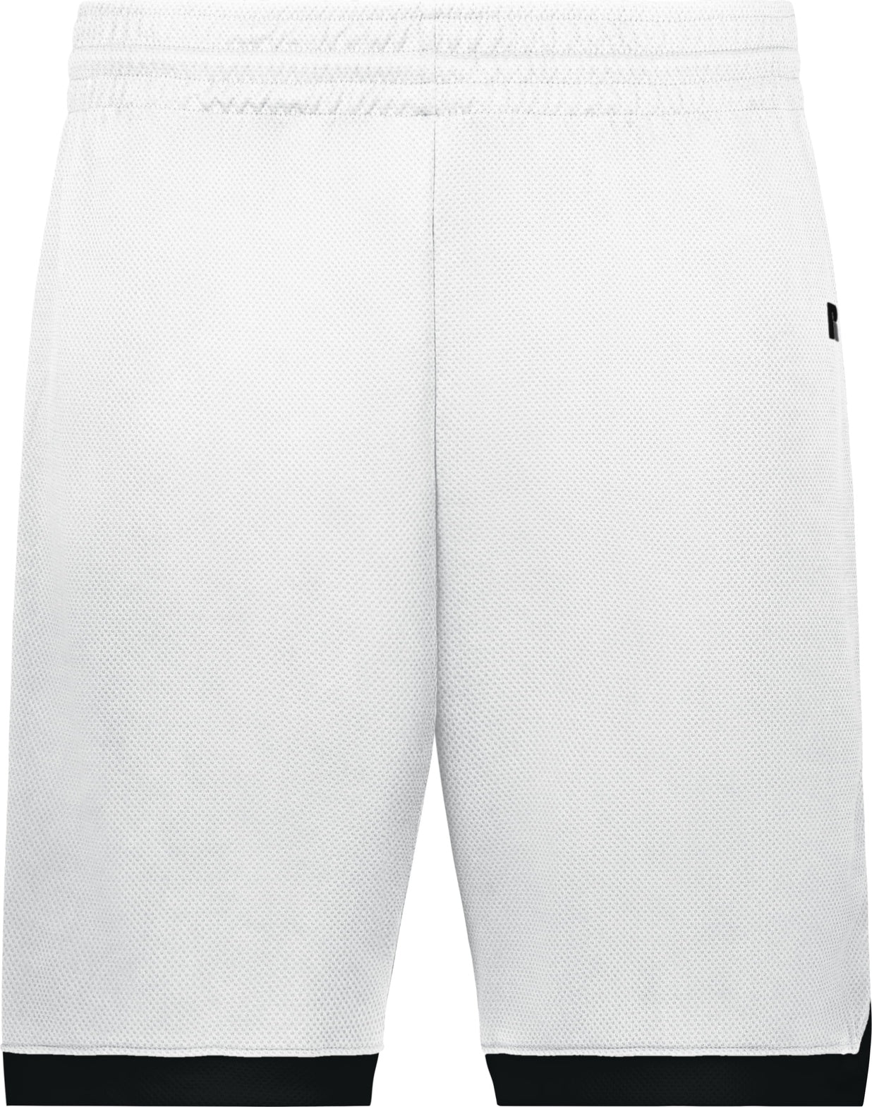 WHITE/BLACK YTH COOLCORE ELITE SHORTS
