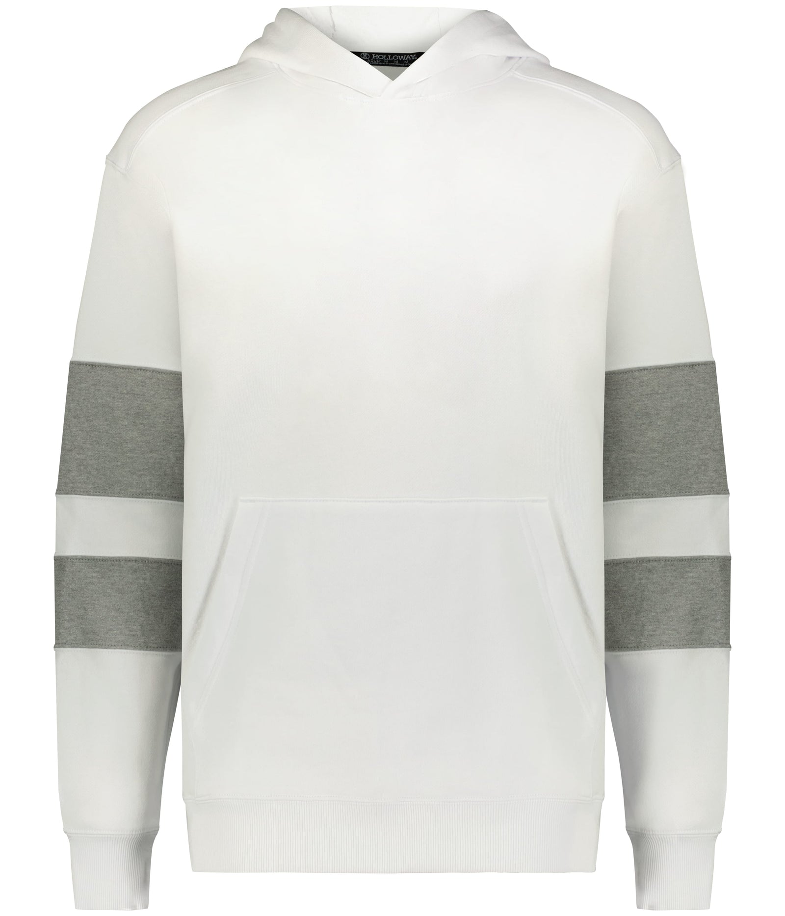 WHITE/CHARCOAL HEATHER YTH JACKSON WAY HOODIE