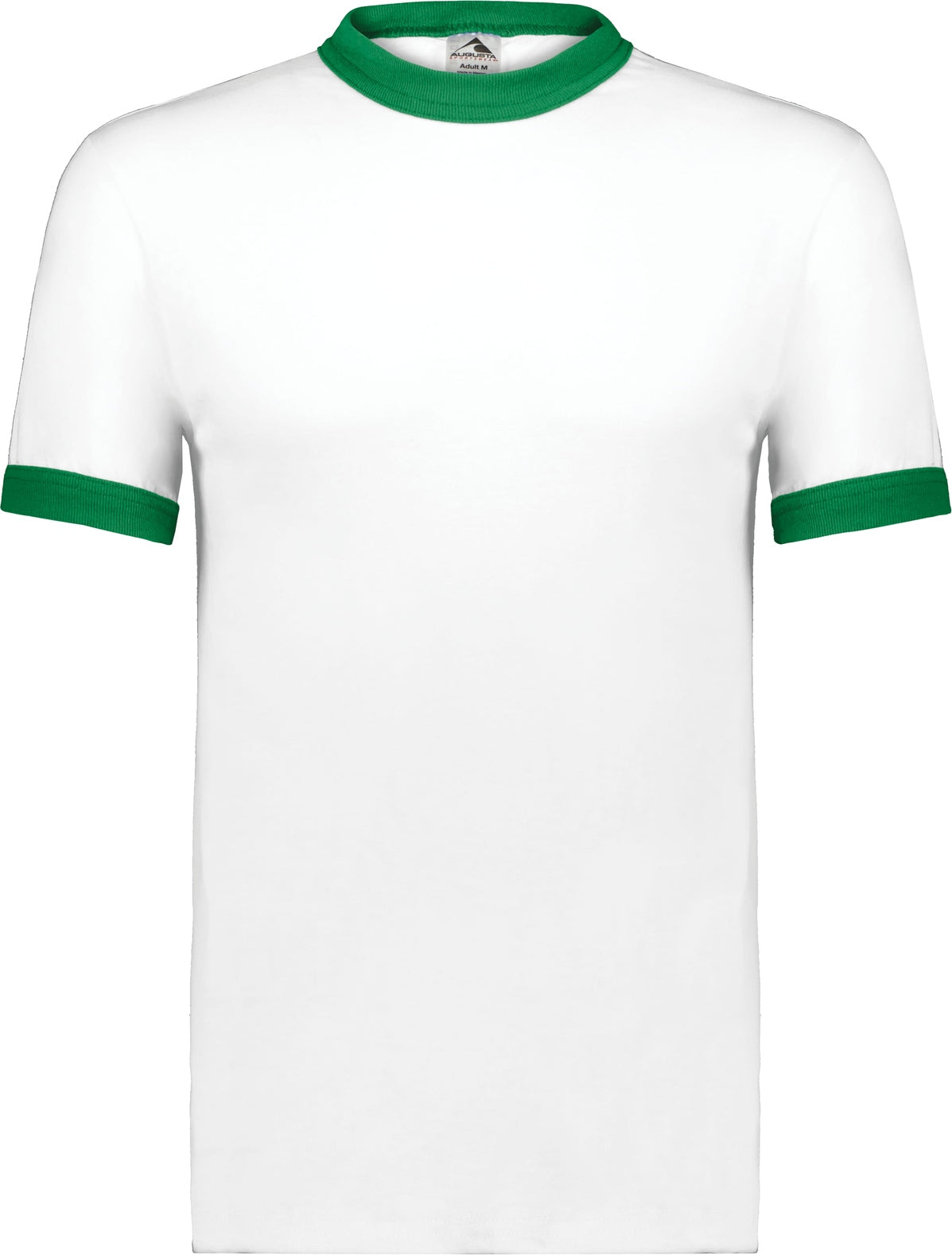 WHITE/KELLY ADULT RINGER T-SHIRT