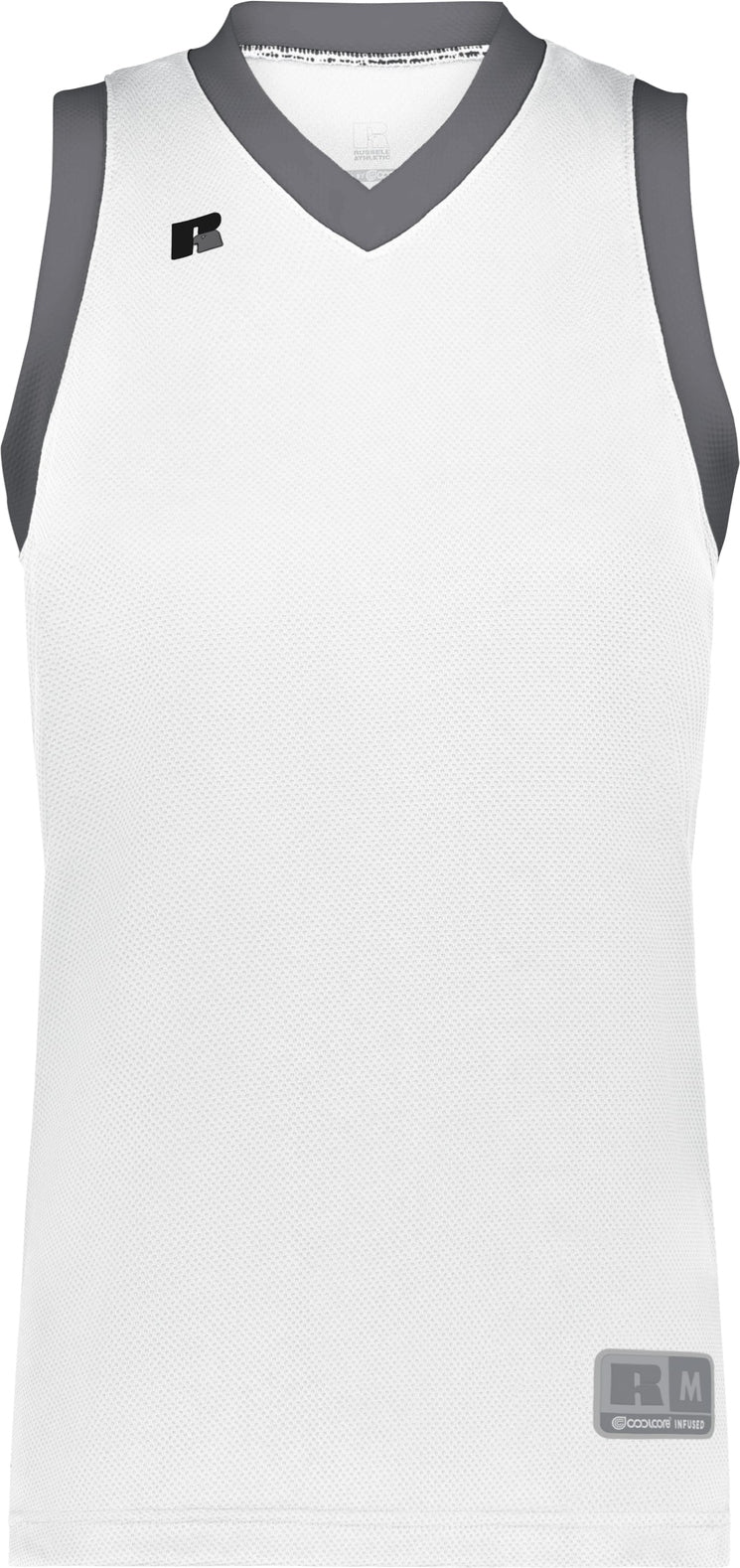 WHITE/STEALTH LDS COOLCORE ELITE JERSEY