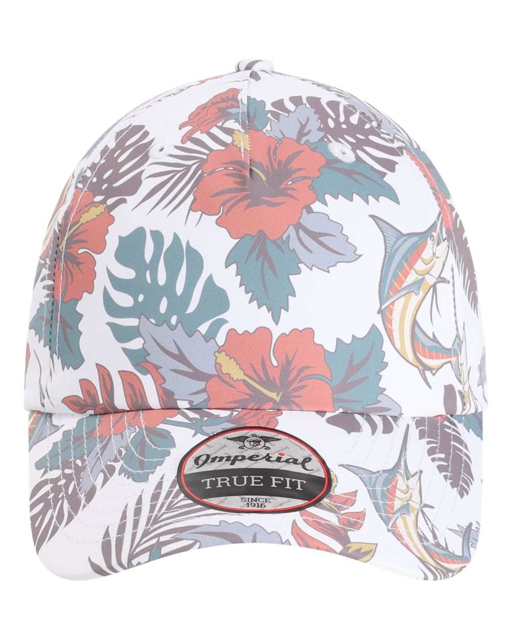 Front View of Whitewash The Easy Read Cap - 4072