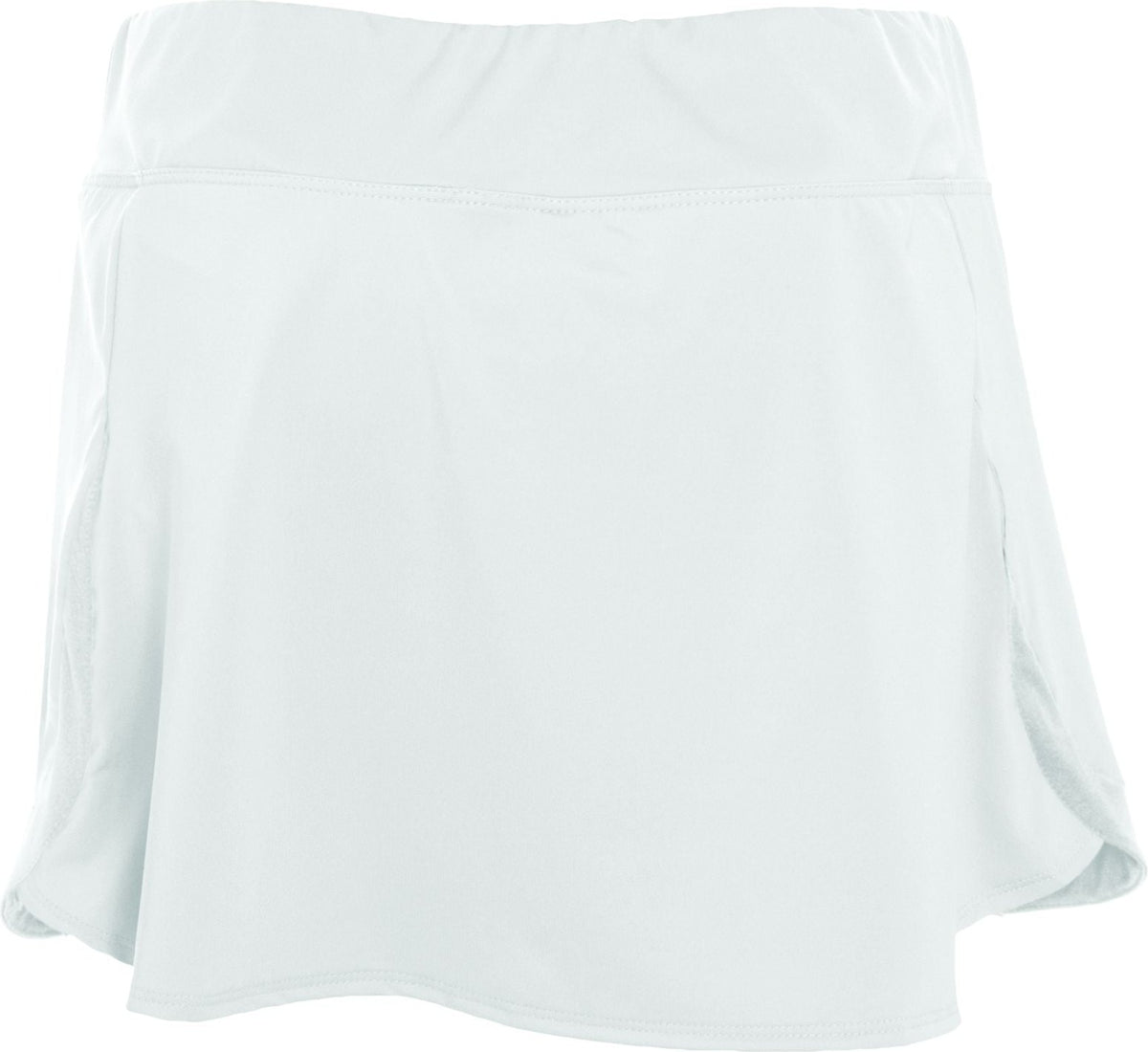 Front View of WHITE/WHITE LDS ACTION COLOR BLOCK SKORT