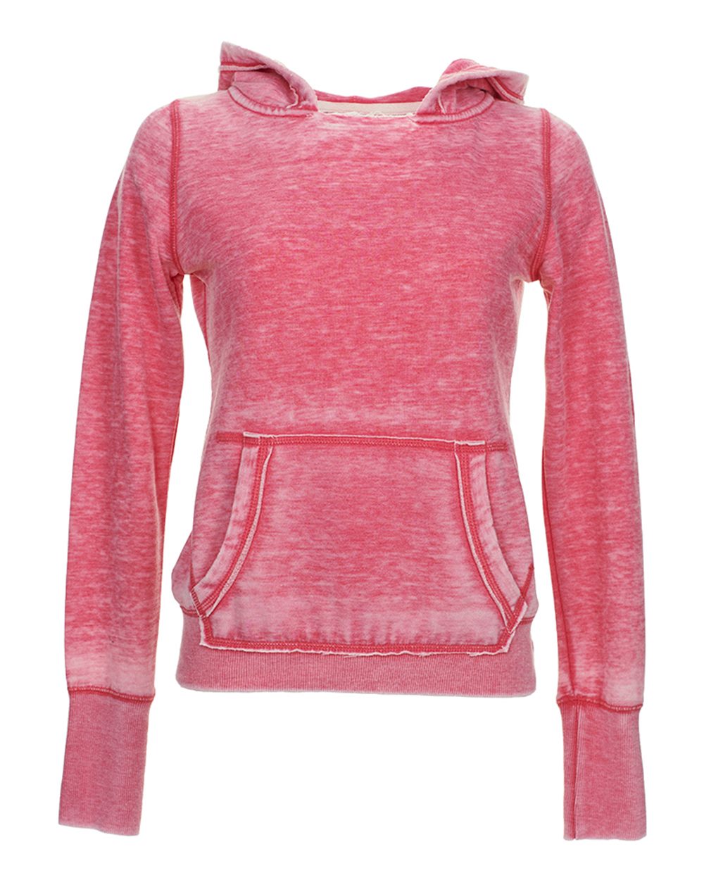 Front View of Wildberry Women's Zen Fleece Hooded Sweatshirt - 8912