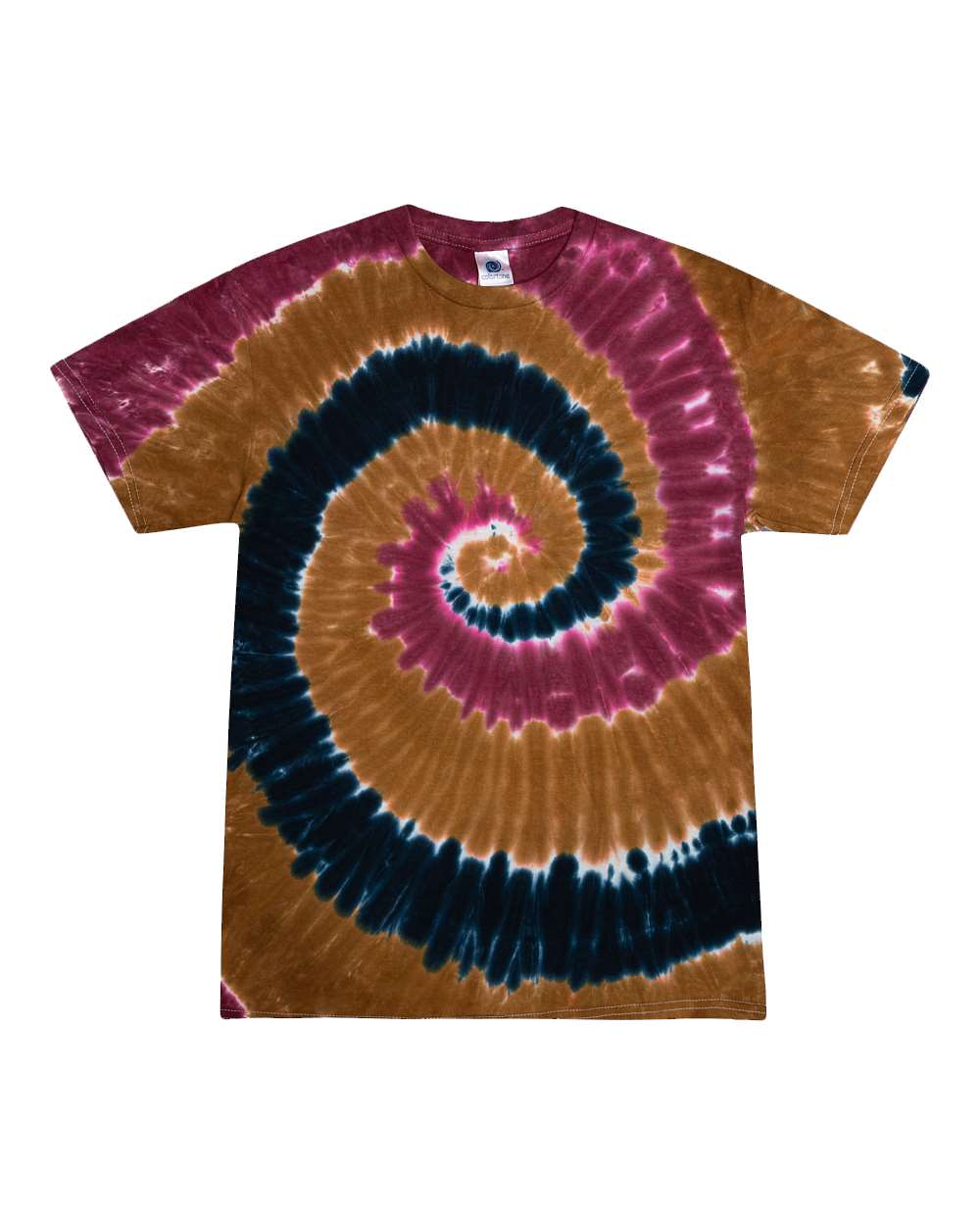 Front View of Willow Youth Multi-Color Tie-Dyed T-Shirt - 1000Y