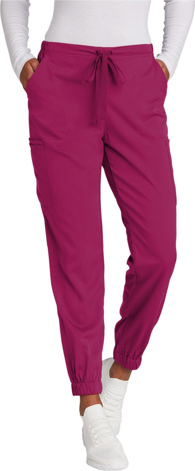 Front View of Wine Wink Women's Premiere Flex Jogger Pant WW4258