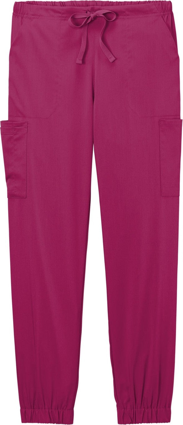 Front View of Wine Wink Women's Premiere Flex Jogger Pant WW4258
