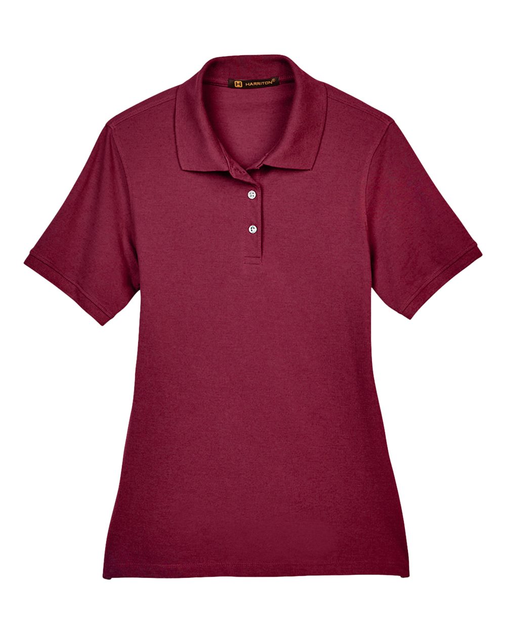 Front View of Wine Women's Easy Blend Polo - M265W